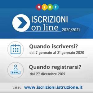 banner iscrizioni online 2020 21